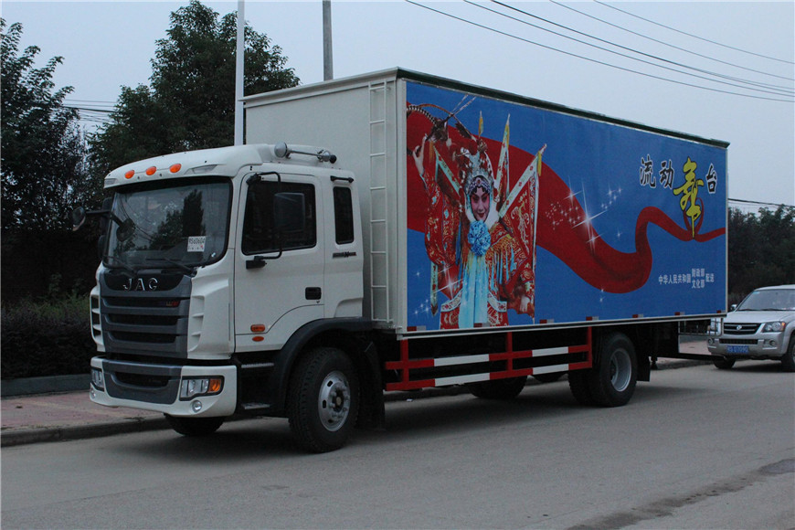 江淮格尔发85平米流动舞台车